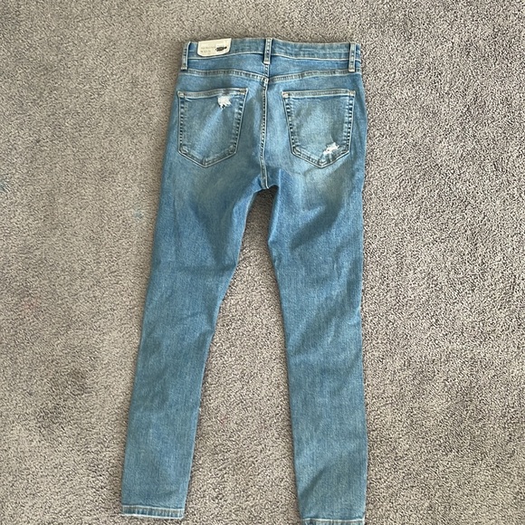 NWOT Topshop Jamie fishnet jeans (fits size 4) - Picture 5 of 5